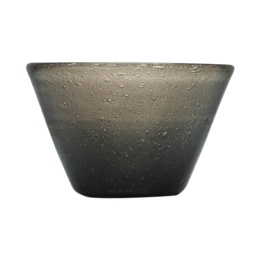 000726 - SMALL BOWL - BLACK TRANSP. - MEMENTO ORIGINALE - MONOCHROME