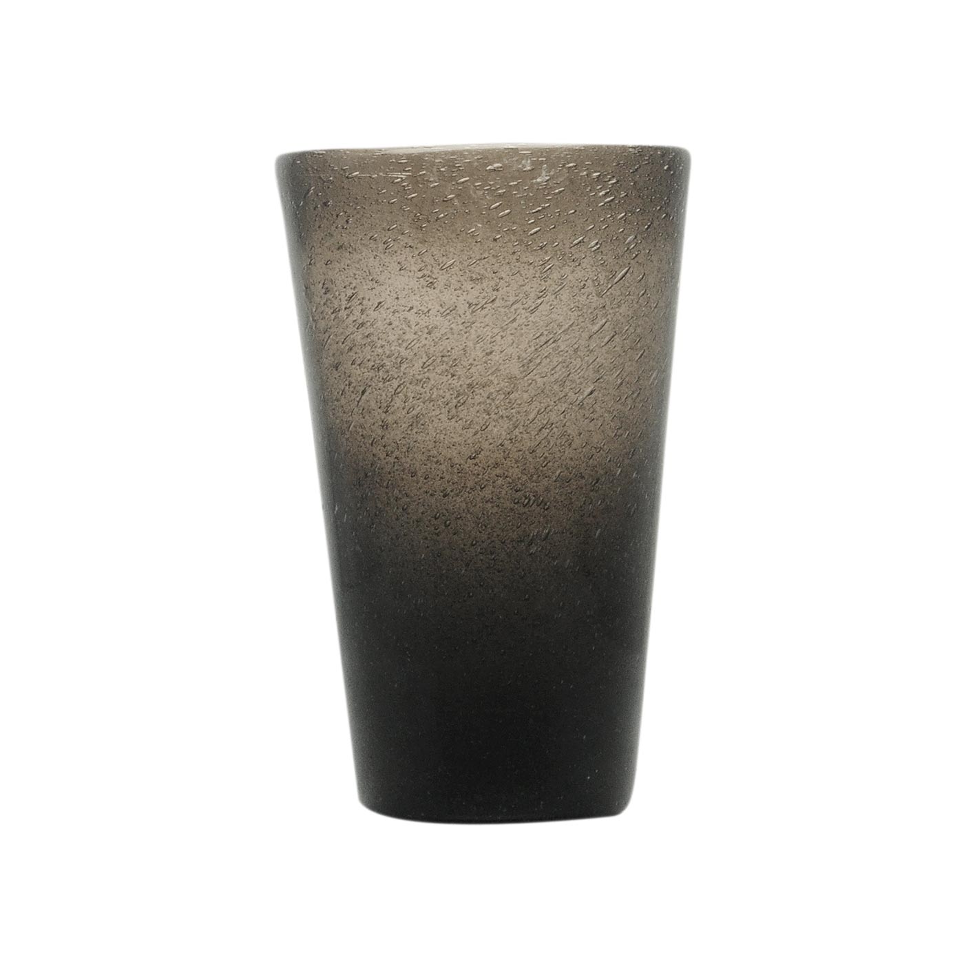 DRINK GLASS - BLACK TRANSP. - MEMENTO ORIGINALE - MONOCHROME