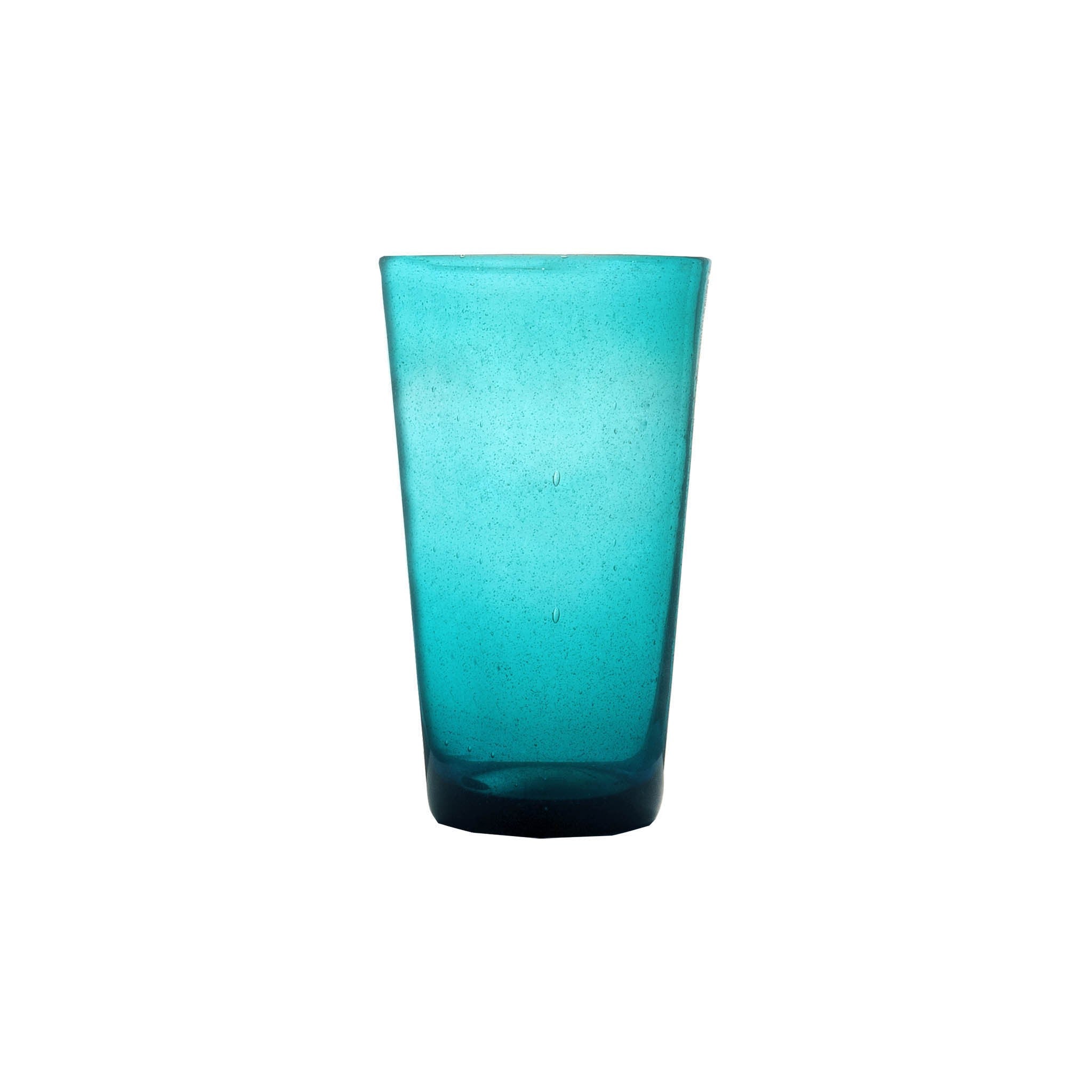 DRINK GLASS - TURQUOISE - MEMENTO ORIGINALE - MONOCHROME