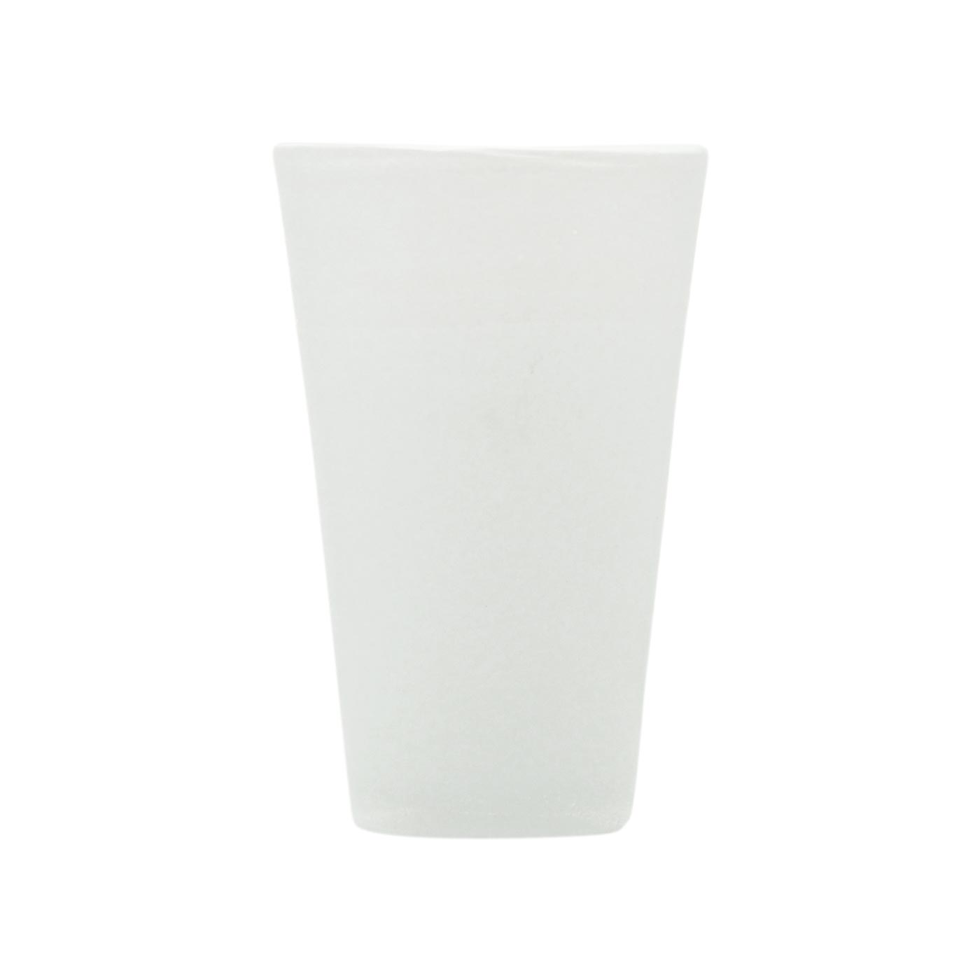 DRINK GLASS - WHITE SOLID - MEMENTO ORIGINALE - MONOCHROME