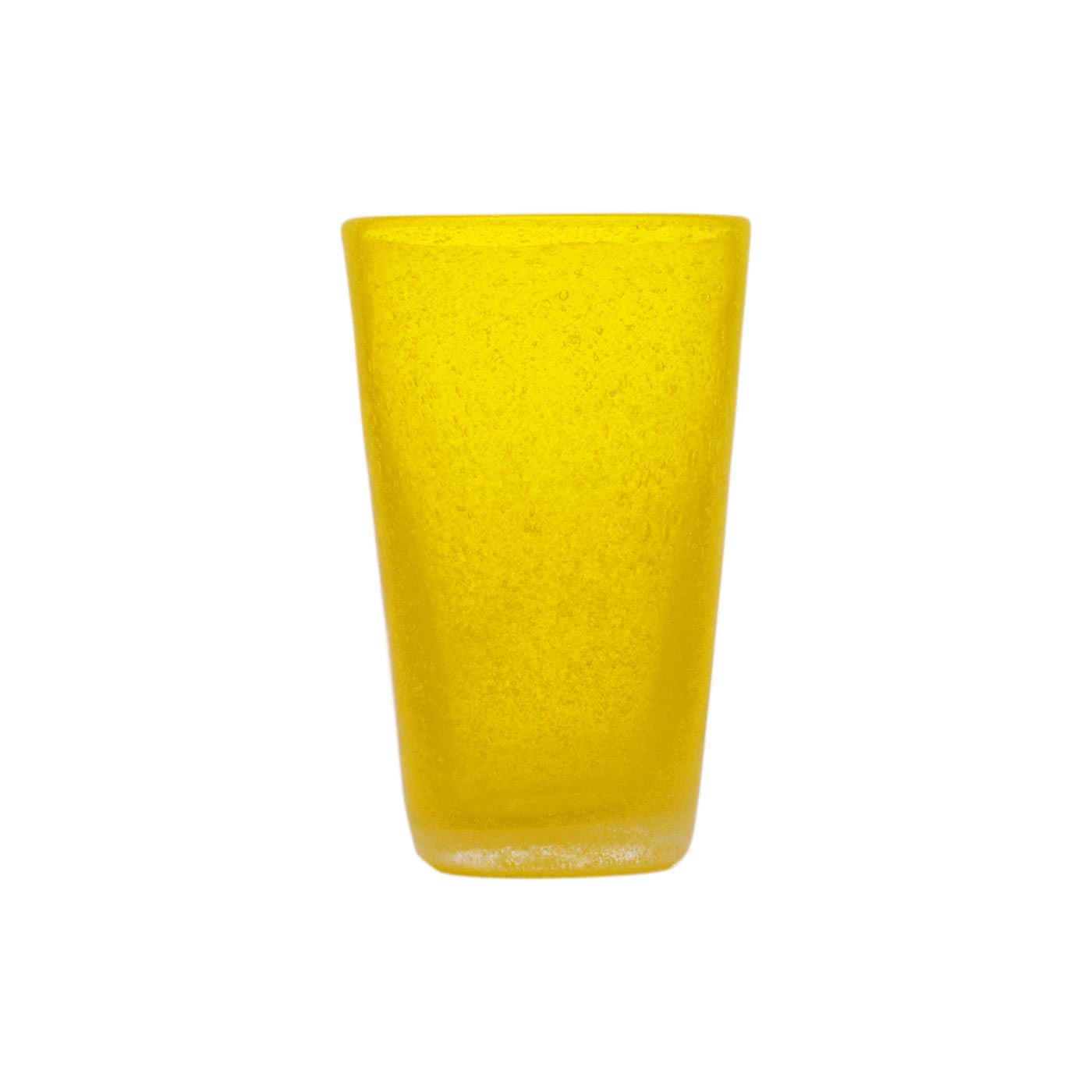 Serafino Zani 000801 - DRINK GLASS - YELLOW TRANSP. - MEMENTO ORIGINALE - MONOCHROME