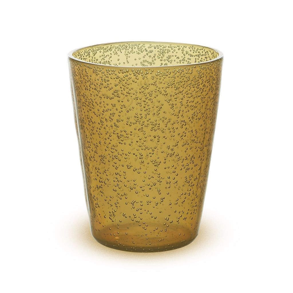 MEMENTO SYNTH Glass, vaso de agua Amarillo palomitas de maíz en metacrilato
