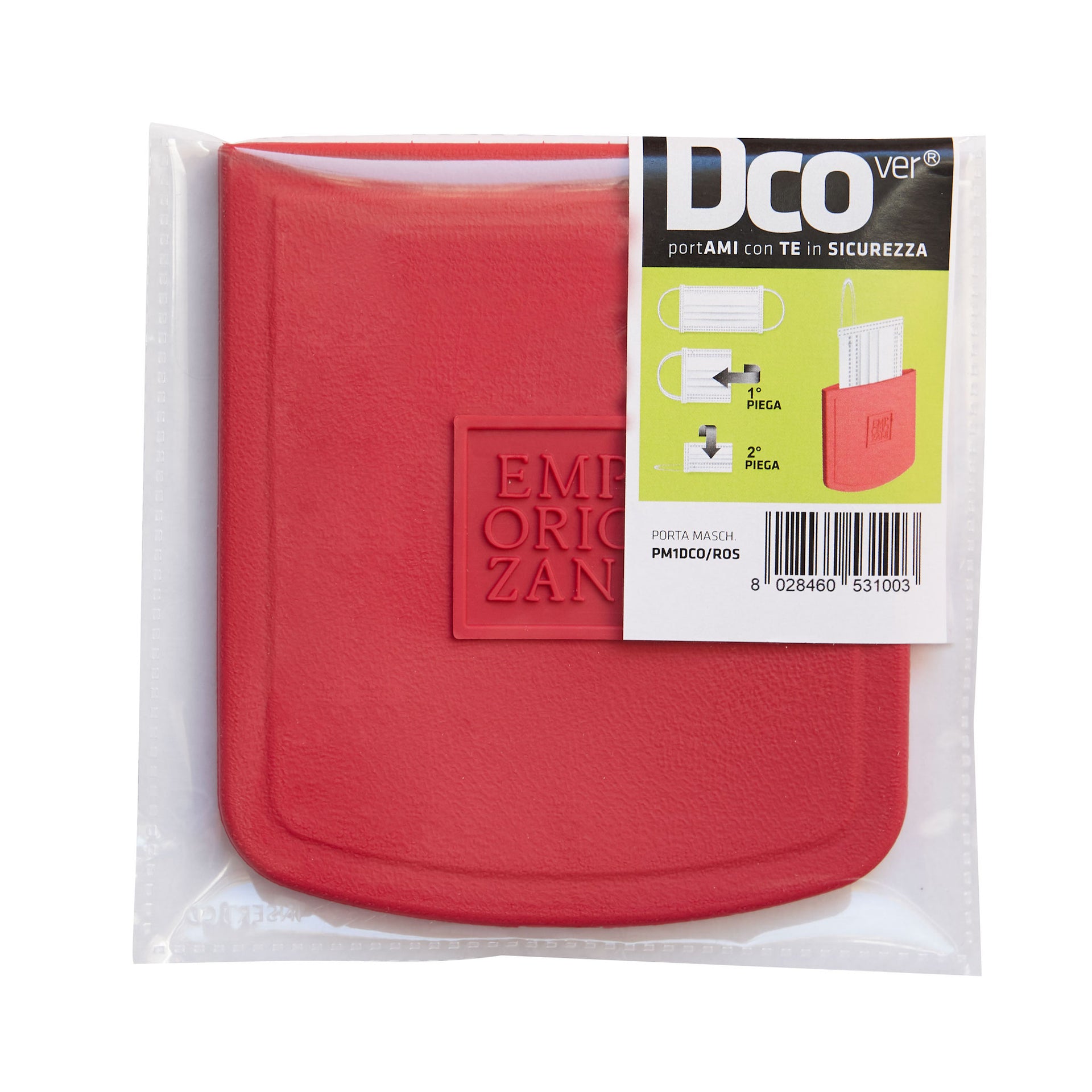 DCOVER PORTA MASCHERINA - ROSSO