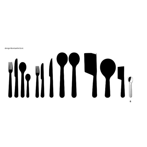 ACCENTO - 6 MOCHA SPOONS - SERAFINO ZANI