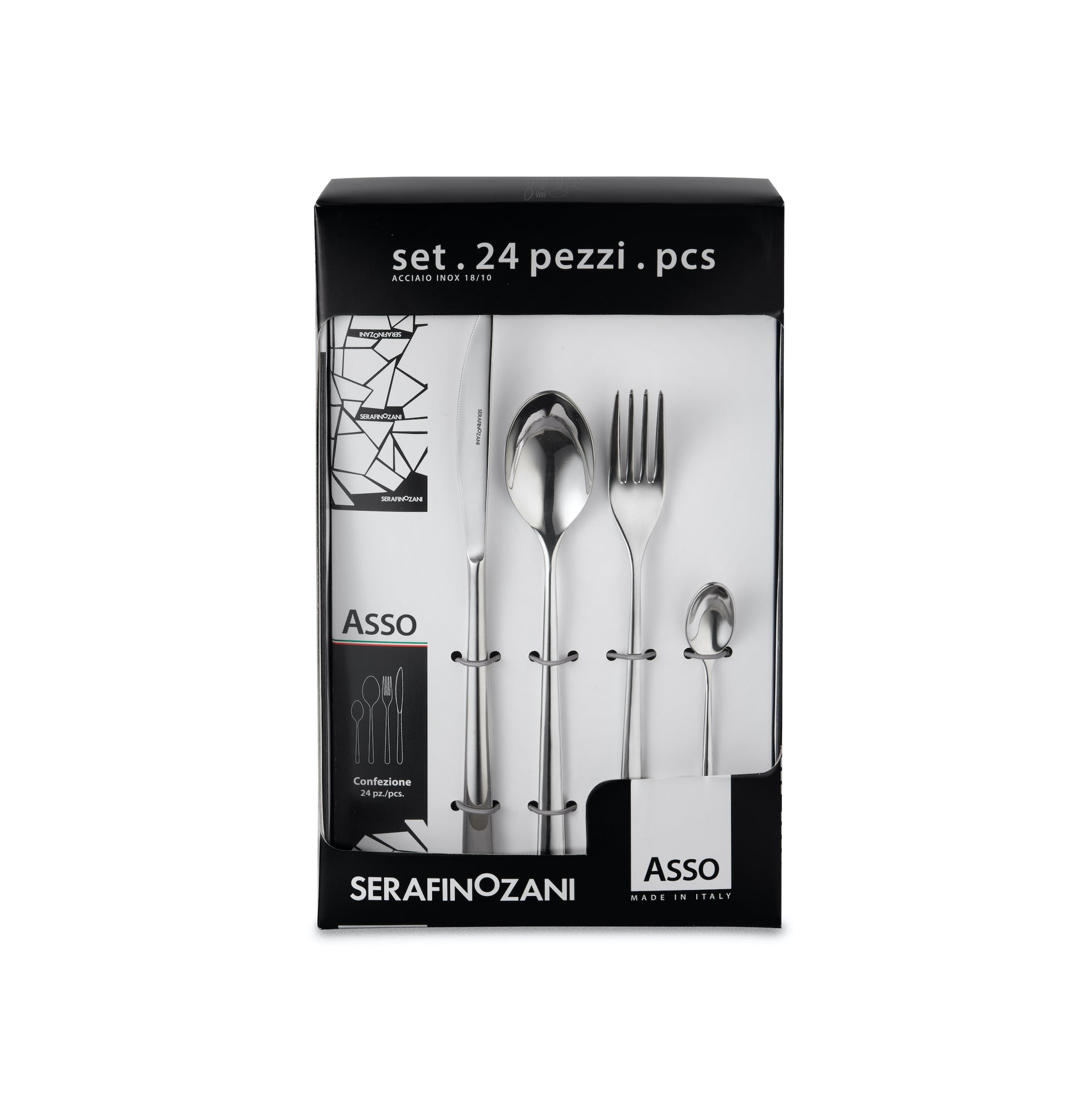 ASSO 24 PIECES • Service for 6 People - SERAFINO ZANI