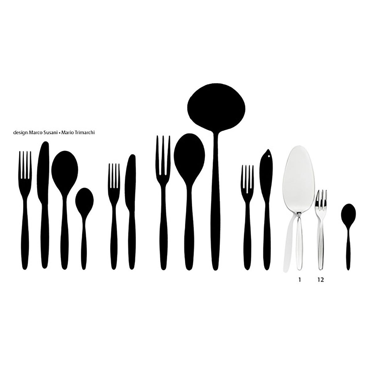 ELIZABETH LUCIDA - SET 13 PZ DOLCE - SERAFINO ZANI