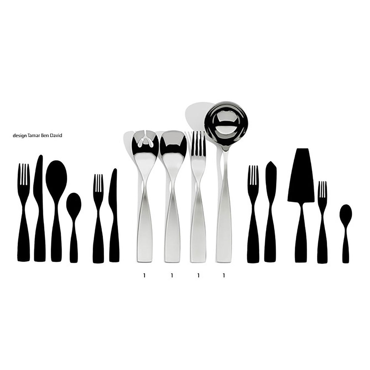 PARIS • Serving Cutlery Set - SERAFINO ZANI