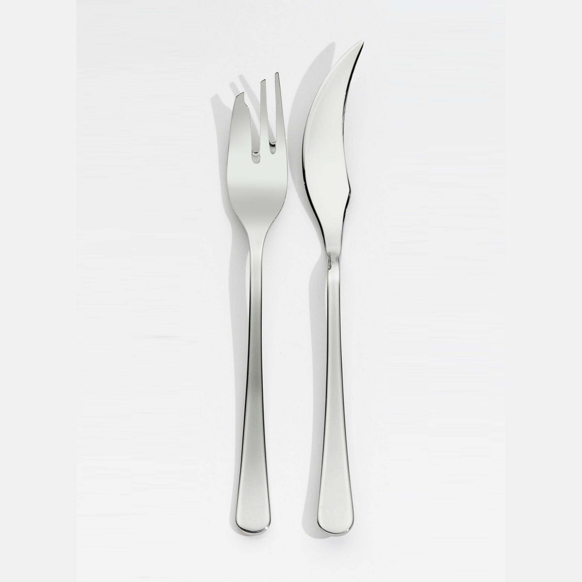 Posate Da Pesce Brasilia In Acciaio Inox 18/10 - Servizio 12 Persone, 24 Pezzi, Fatte In Italia - Foto 5