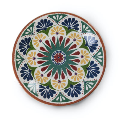 Ceramica PORTO FLAT PLATE, HAND PAINTED