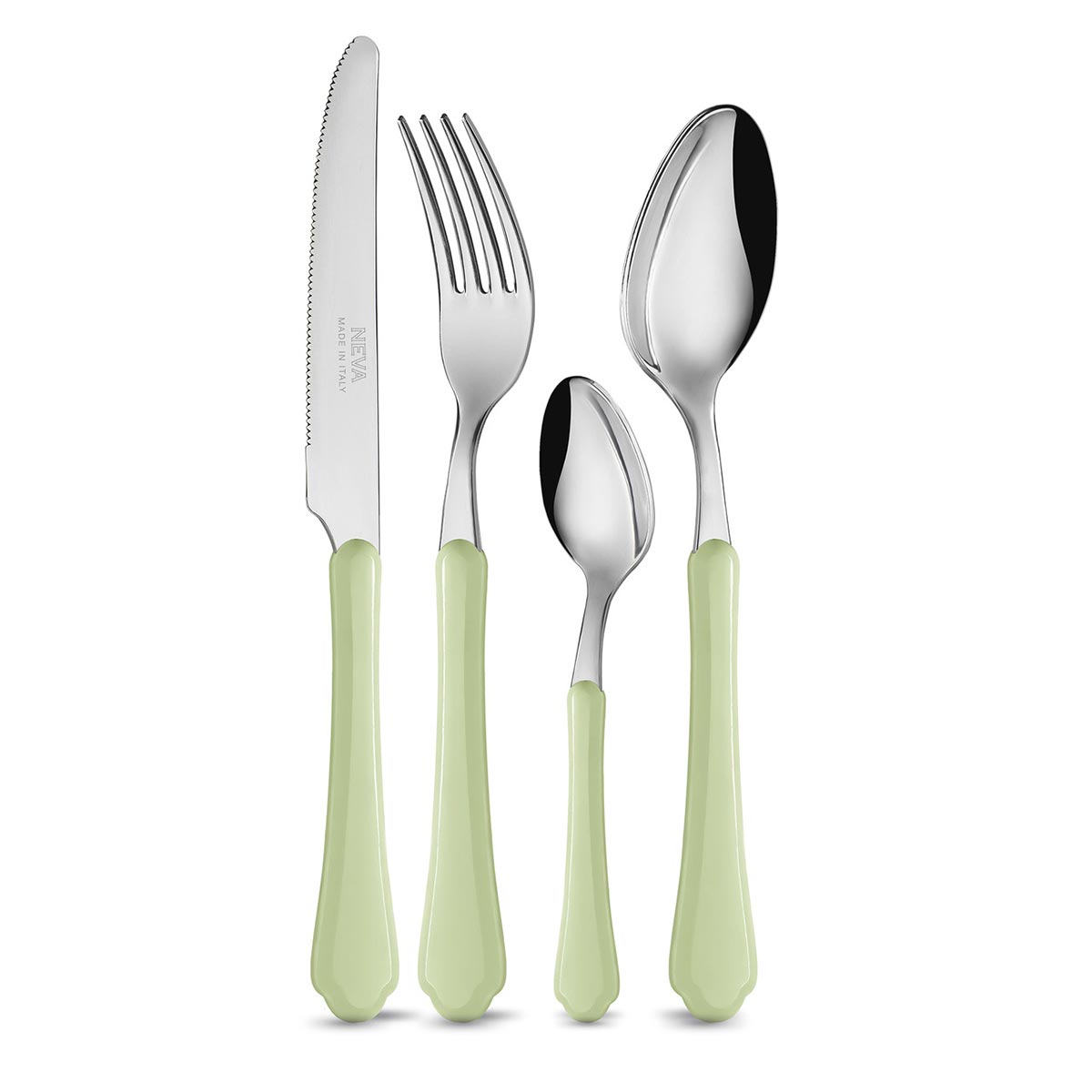 Romantic Cutlery - Dusty Green - Set of 24 pieces - NEVA Creative Cutlery