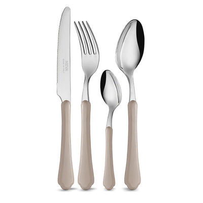 Couverts Romantiques - Gris Tourterelle - Set de 24 pièces - NEVA Creative Cutlery