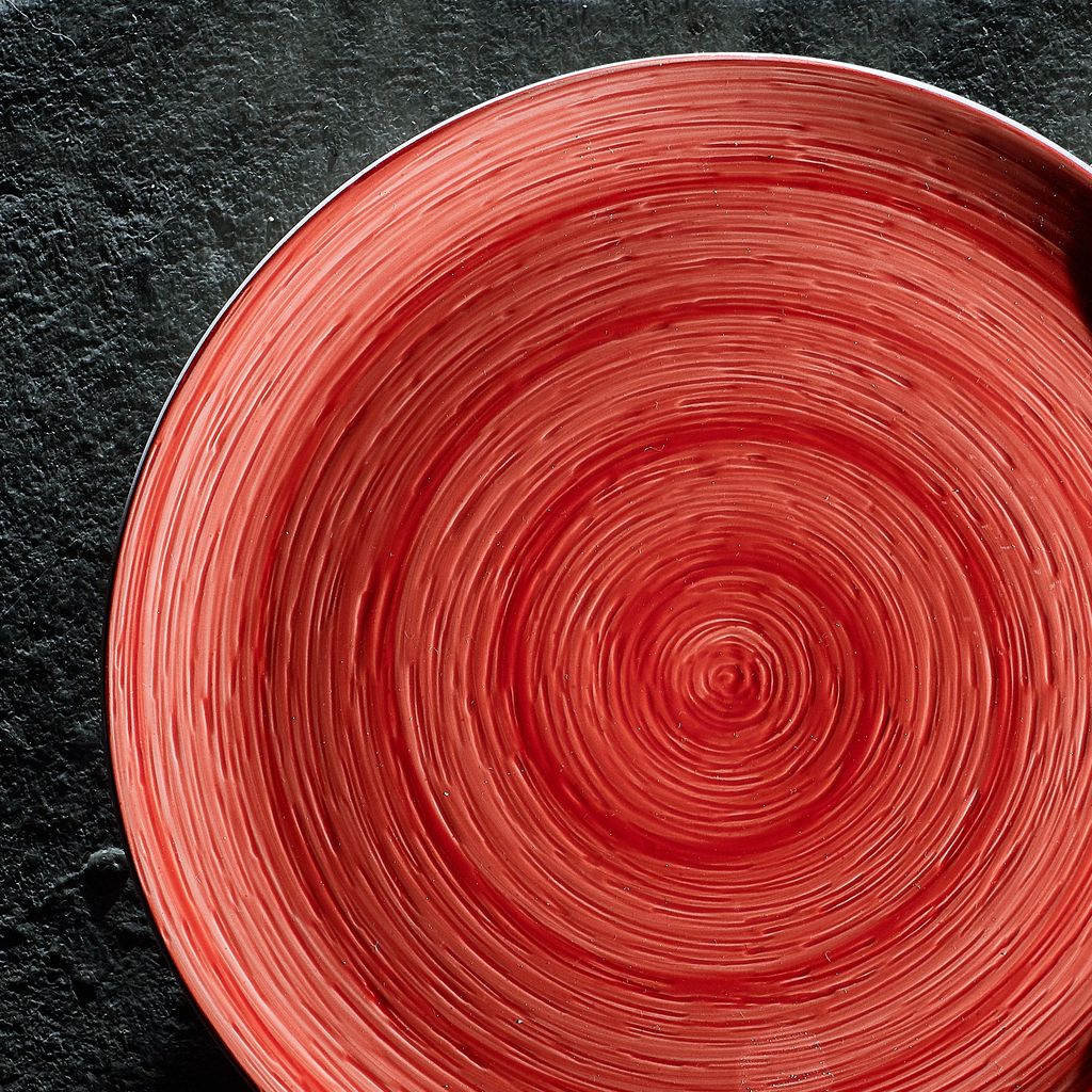 PIATTO PIANO - RED - MEMENTO TABLE