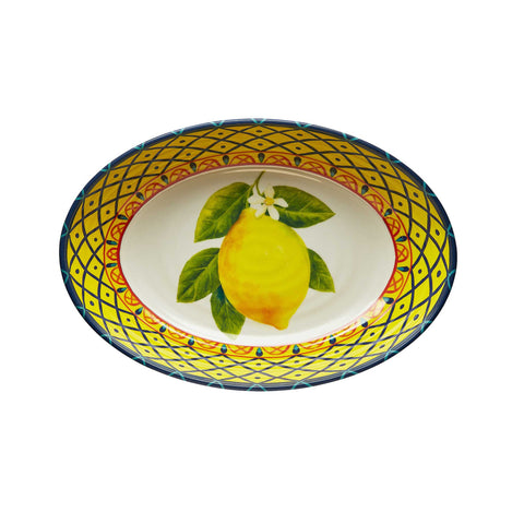 Risotto dish - Oval salad bowl Amalfi