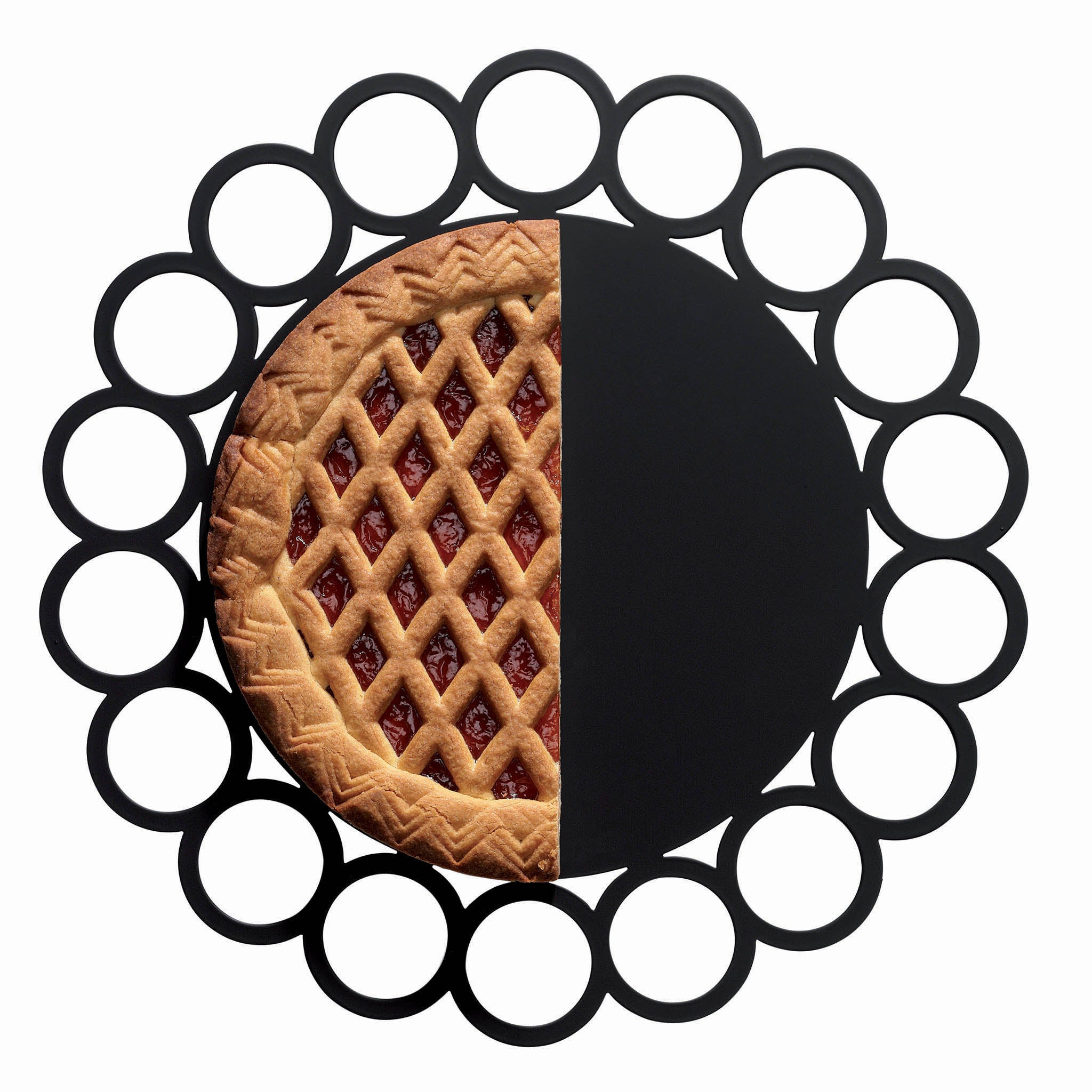 GIOCOROTONDO - SOTTOPIATTO NERO - SERAFINO ZANI