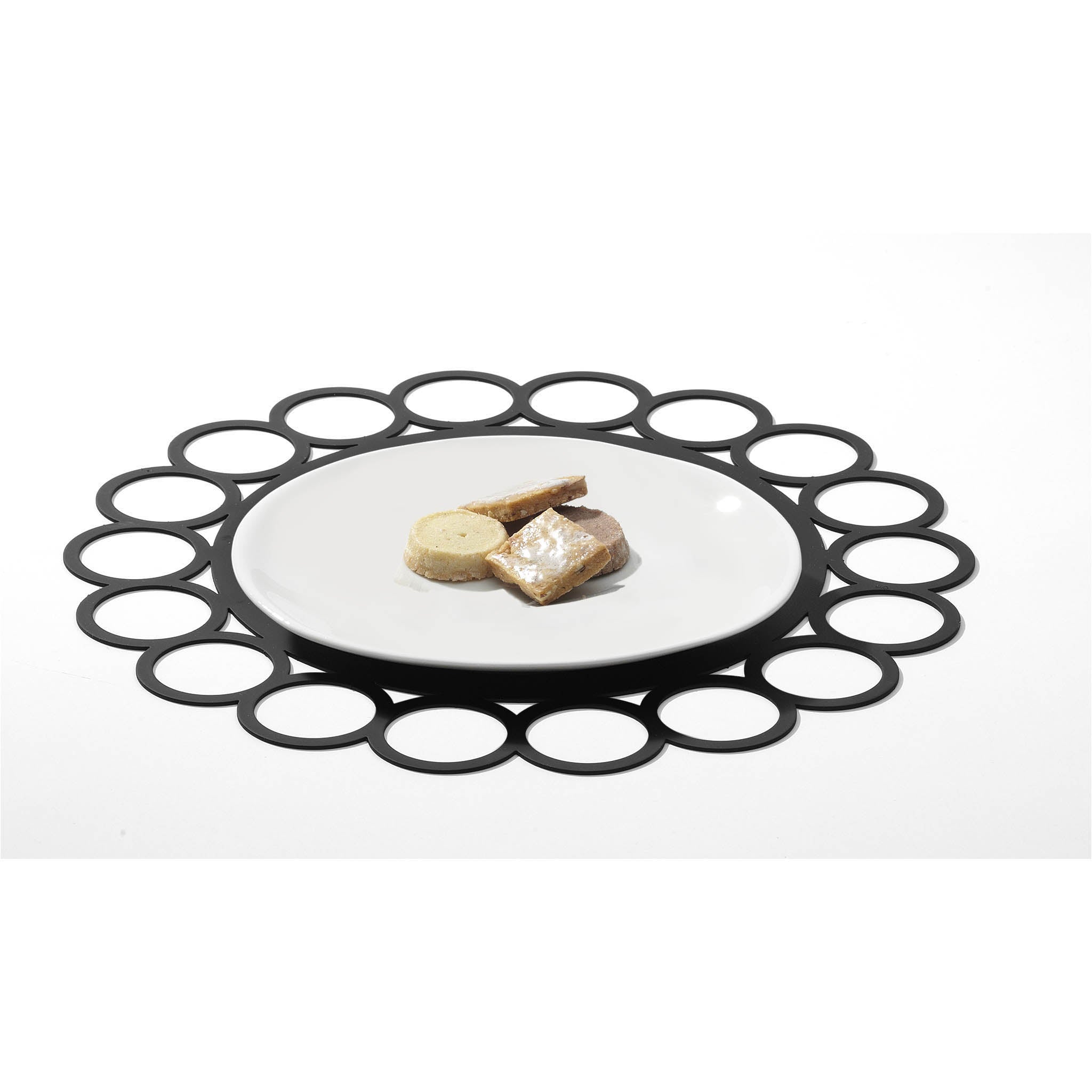 GIOCOROTONDO - SOTTOPIATTO NERO - SERAFINO ZANI