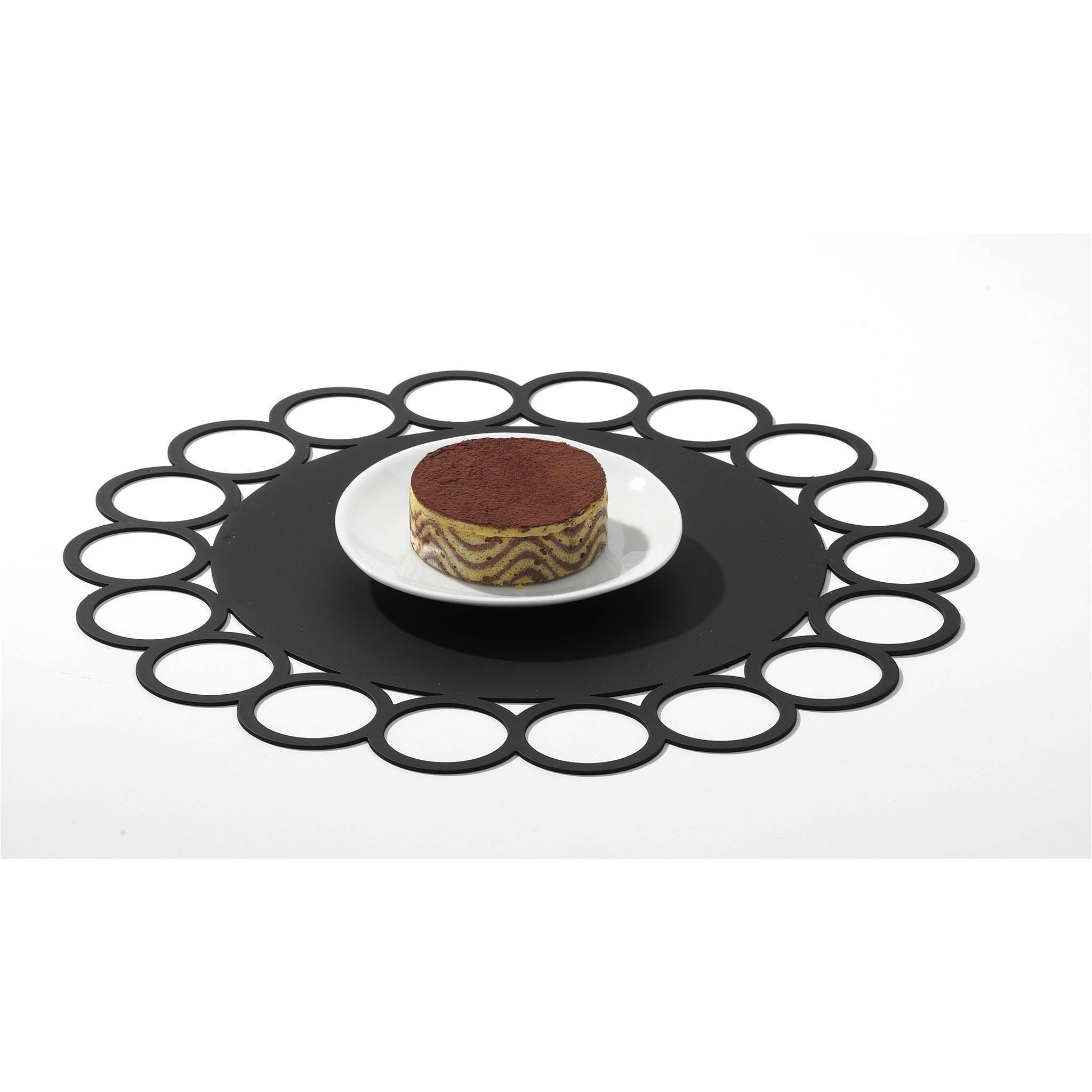 GIOCOROTONDO - SOTTOPIATTO NERO - SERAFINO ZANI