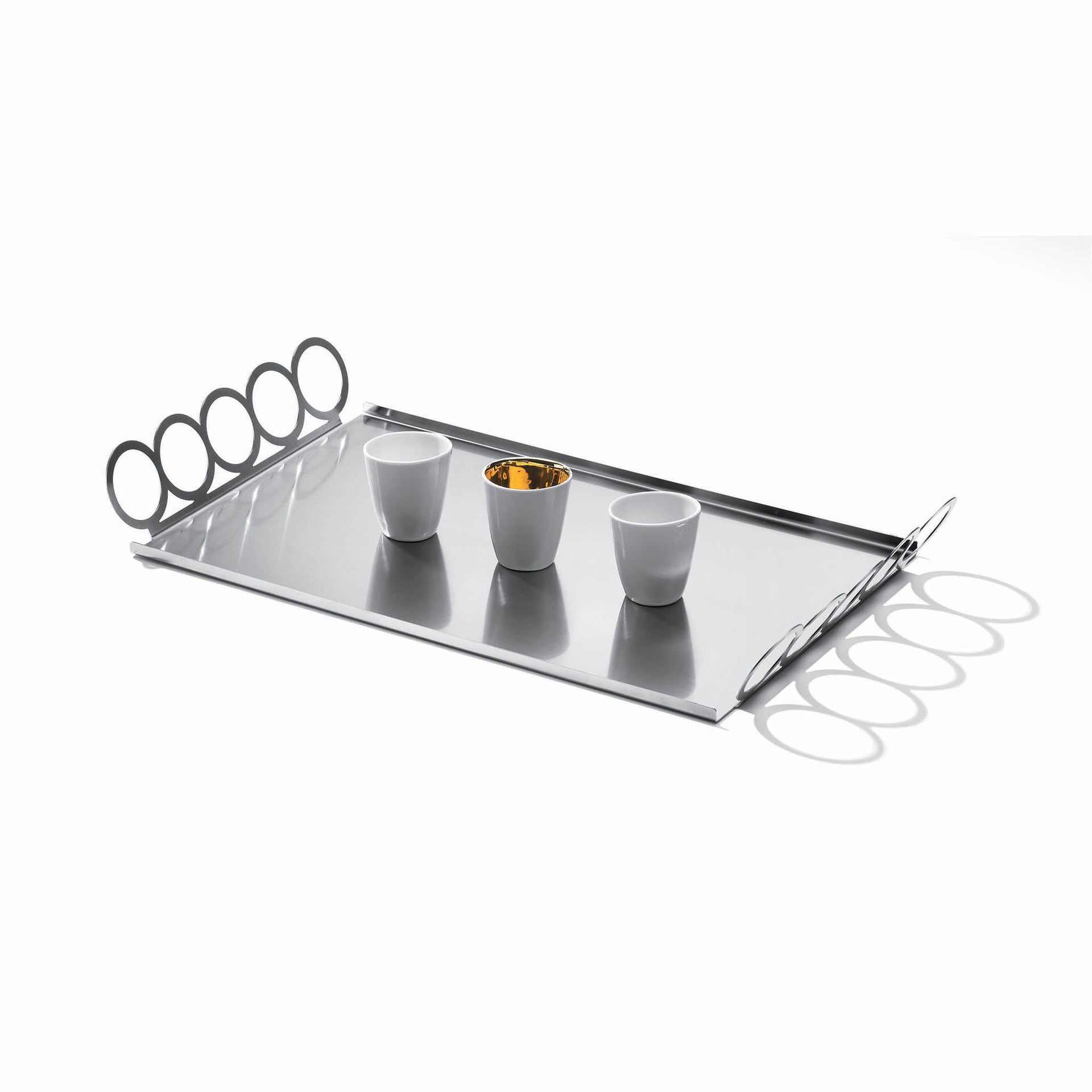 GIOCOROTONDO STEEL TRAY - SERAFINO ZANI