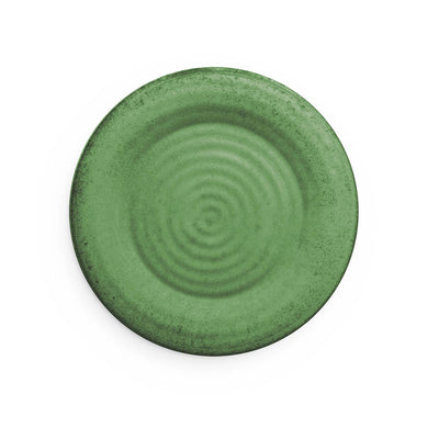 Assiette plate Mono verte