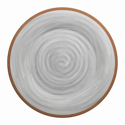 Pair of natural dinner plates