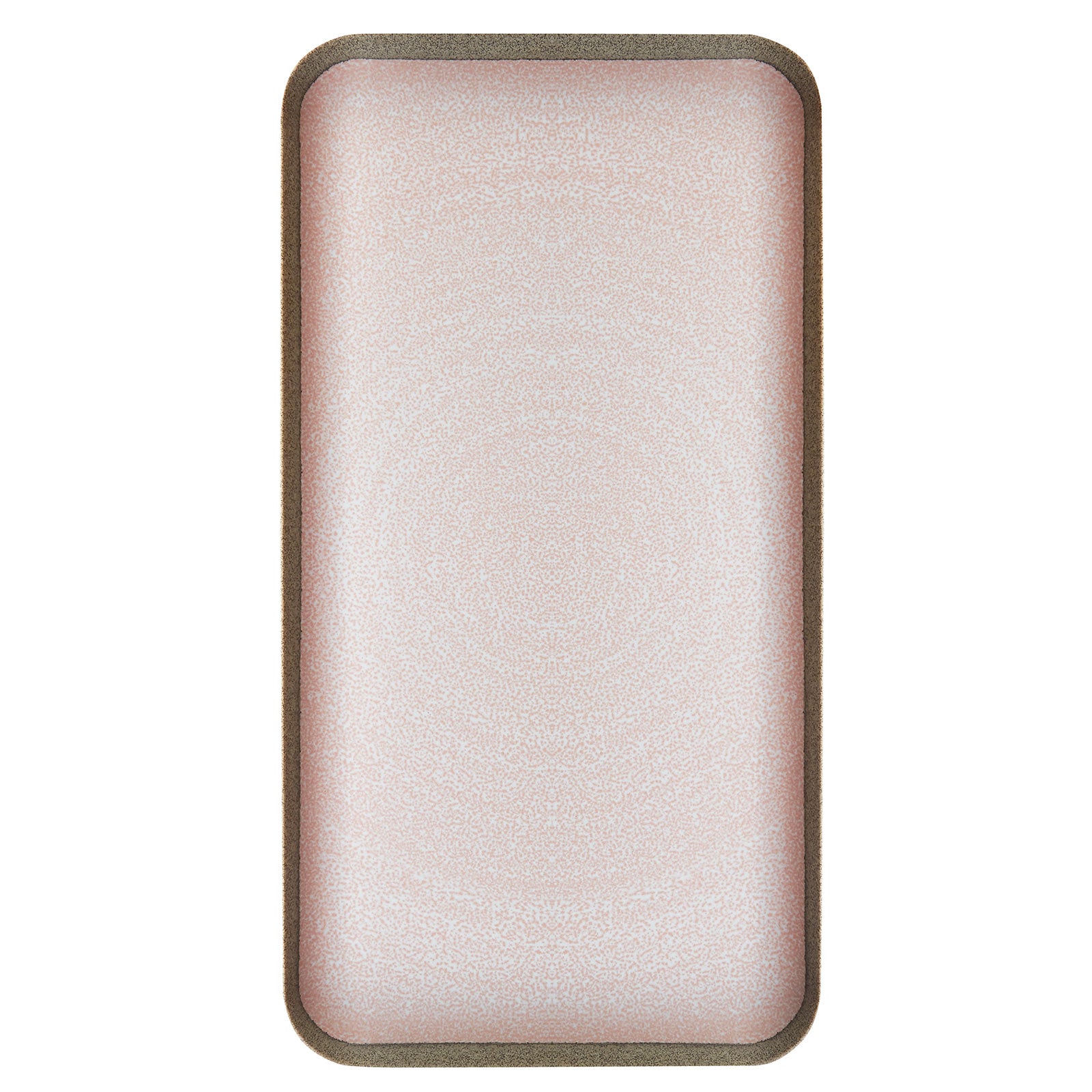 Grand plateau rectangulaire rose Rena