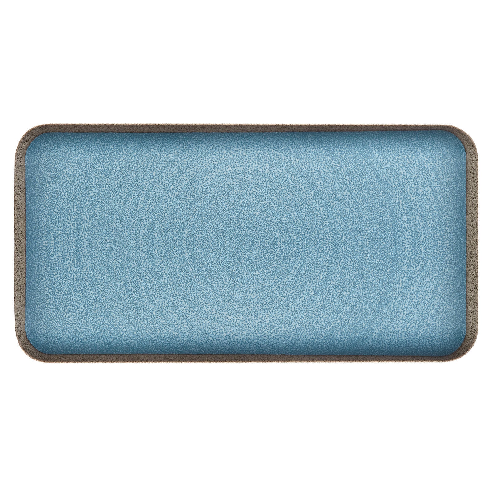 Large Turquoise Rena Rectangular Tray