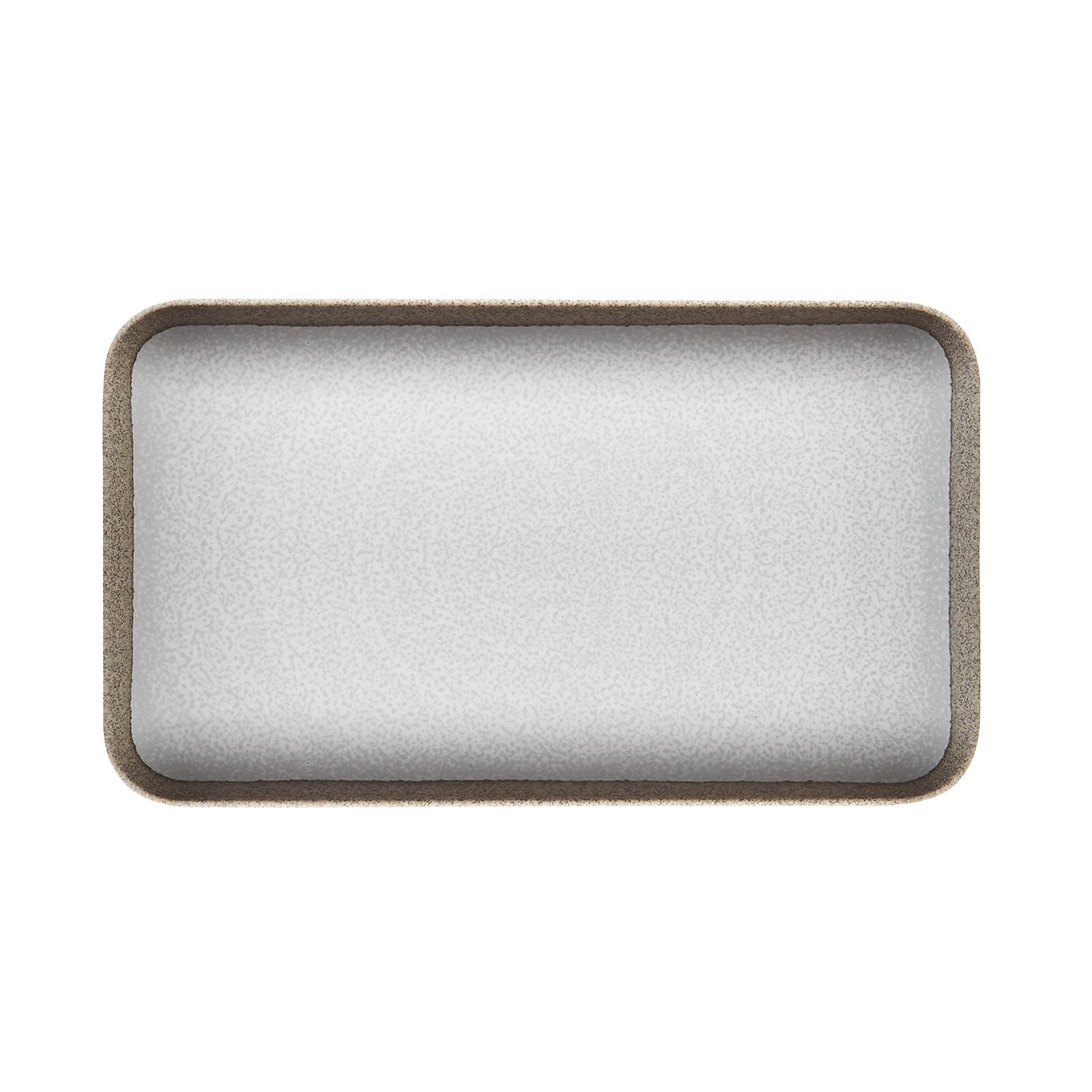 Petit Plateau Rectangulaire Blanc Rena