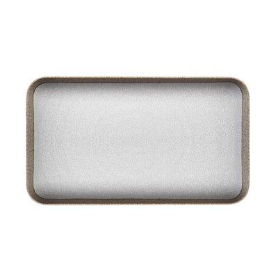 Small Rectangular Tray White Rena