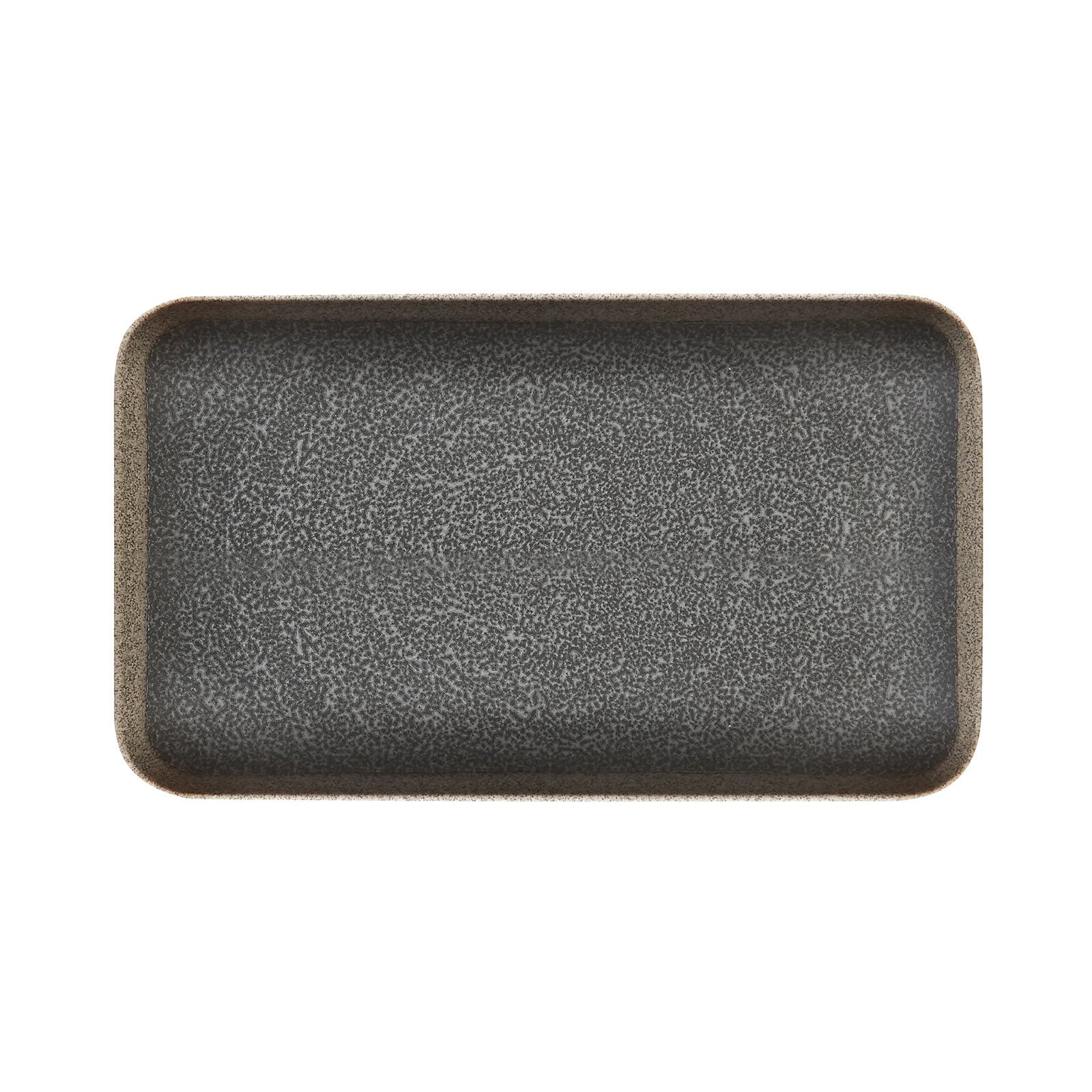 Petit Plateau Rectangulaire Rena Noir