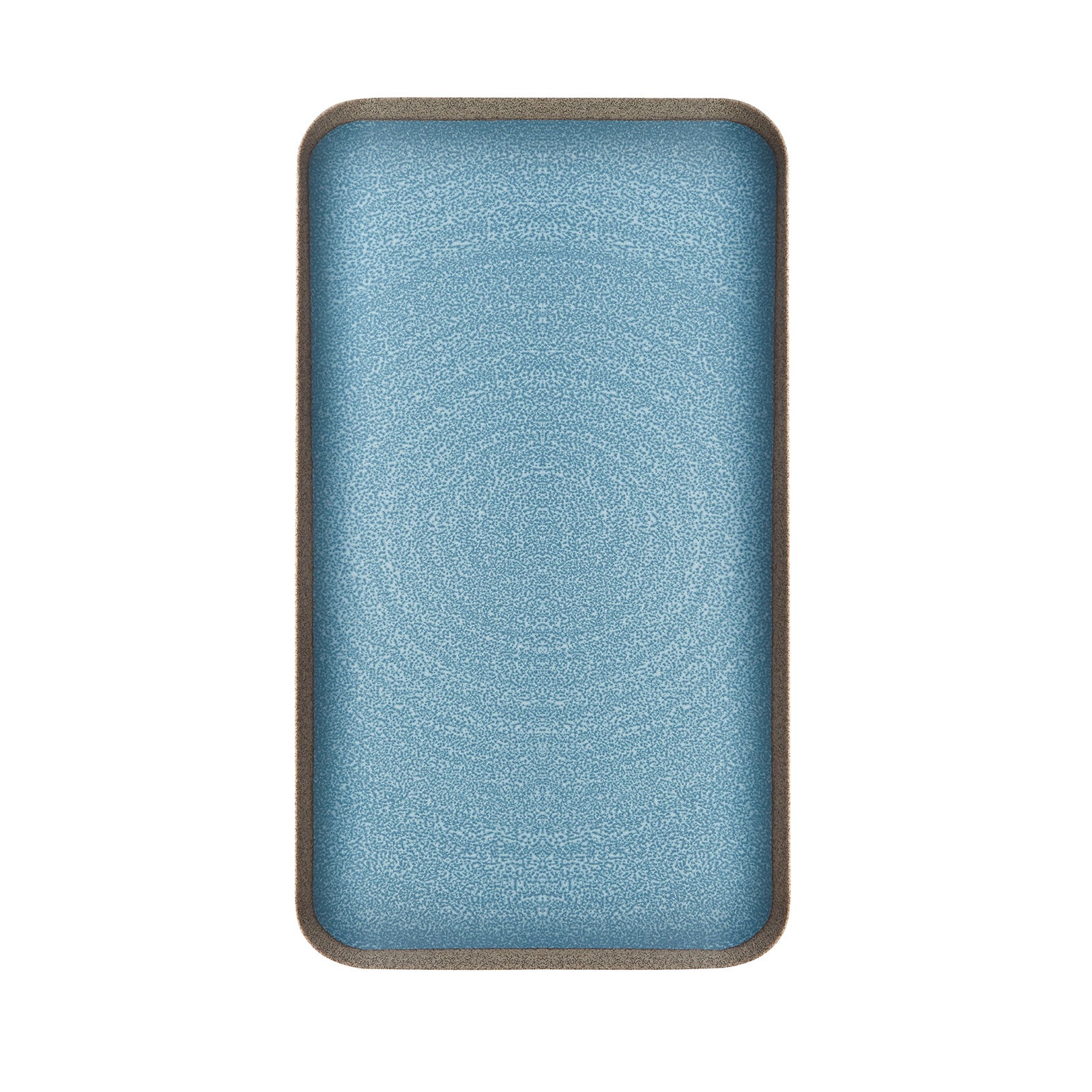 Petit Plateau Rectangulaire Rena Turquoise