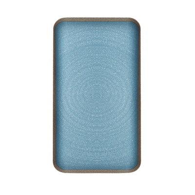 Small Rectangular Tray Rena Turquoise