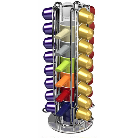 CAP/CUP 32+6 • Nespresso capsule holder with colored cups