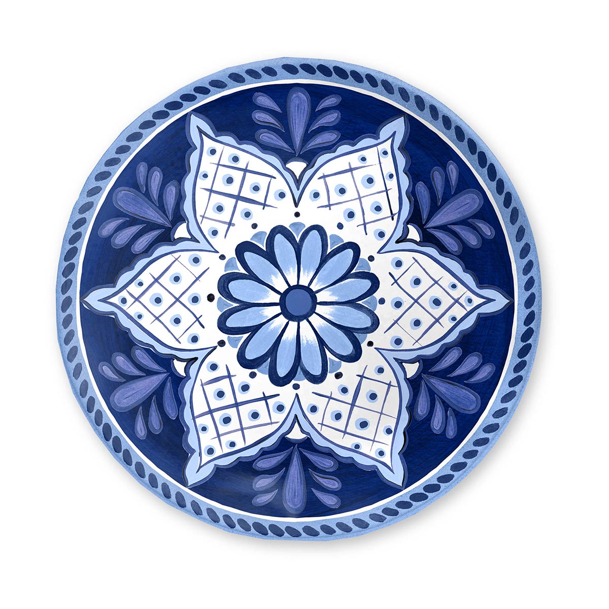 SANTORINI - PIATTO DESSERT 3 PZ - TOUCH-MEL