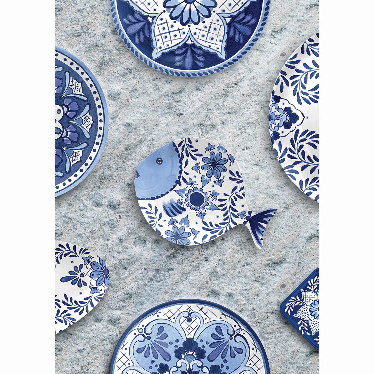 SANTORINI - PIATTO PESCE - TOUCH-MEL