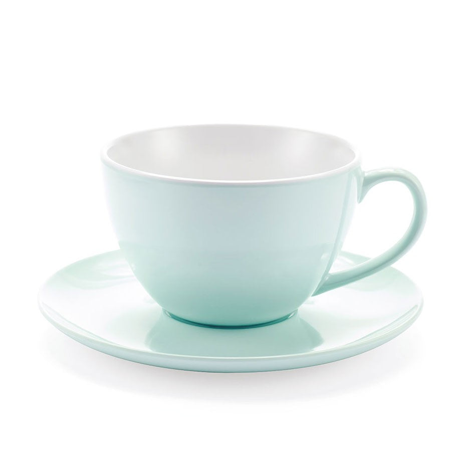 Serafino Zani Jumbo Mug Azzurra - tazza con piattino