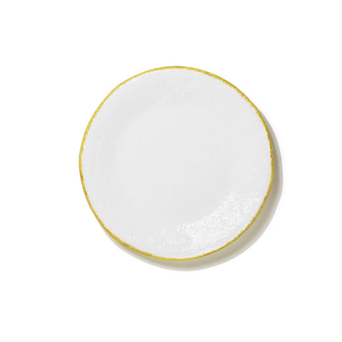 Assiette à Dessert Memento Table - Jaune 