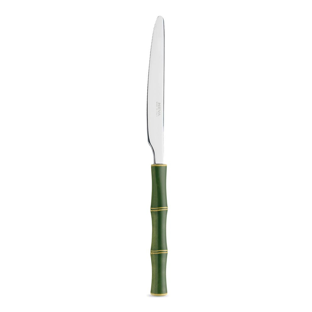 4 Coltelli Tavola - Bamboo Verde LD14407C