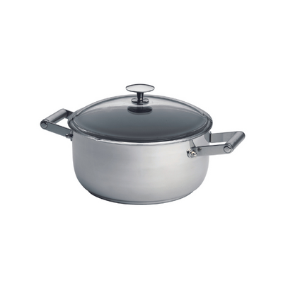 CASSEROLE VICKERS ø 20 cm • avec couvercle - SERAFINO ZANI