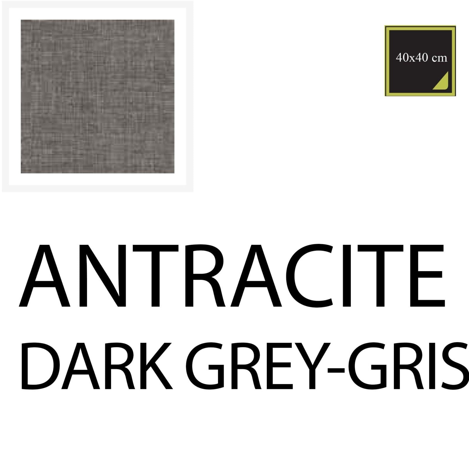 TOVAGLIOLO 40x40 cm 20 PZ- ANTRACITE - COTTON ONE