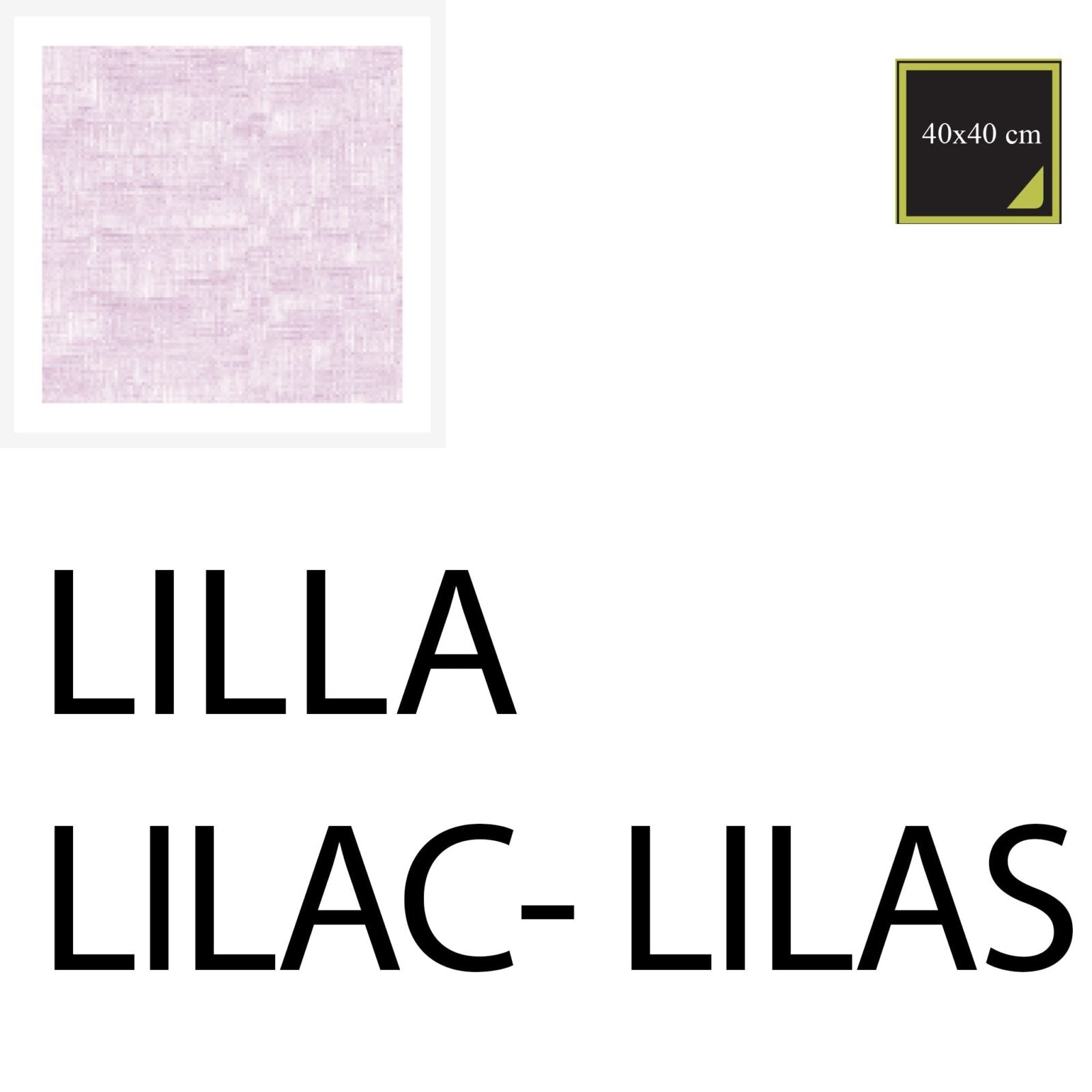 TOVAGLIOLO 40x40 cm 20 PZ- LILLA - COTTON ONE