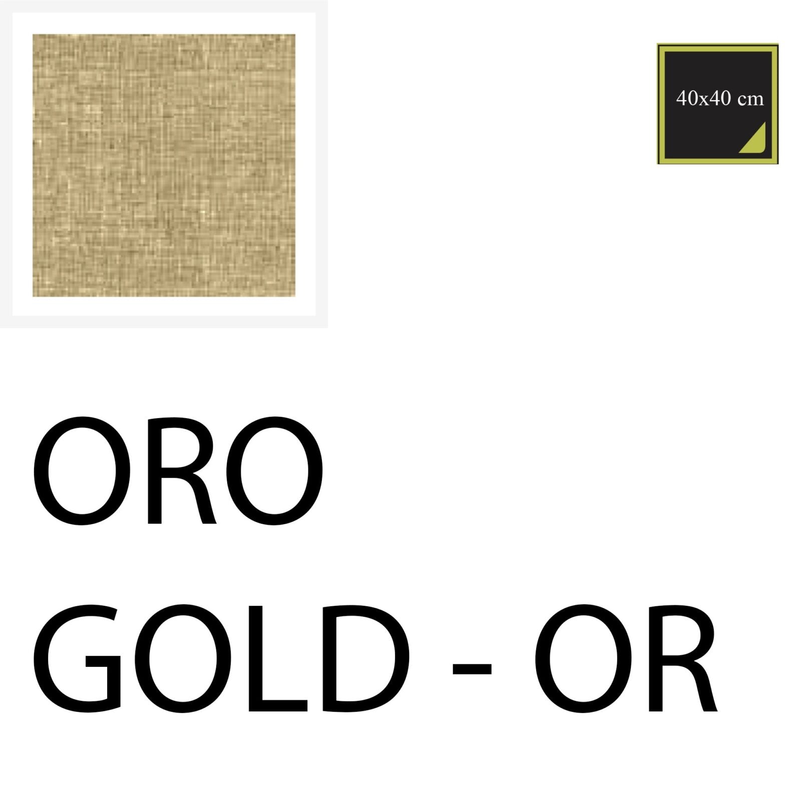 Serafino Zani Tovagliolo 40x40 cm - 20pz Oro