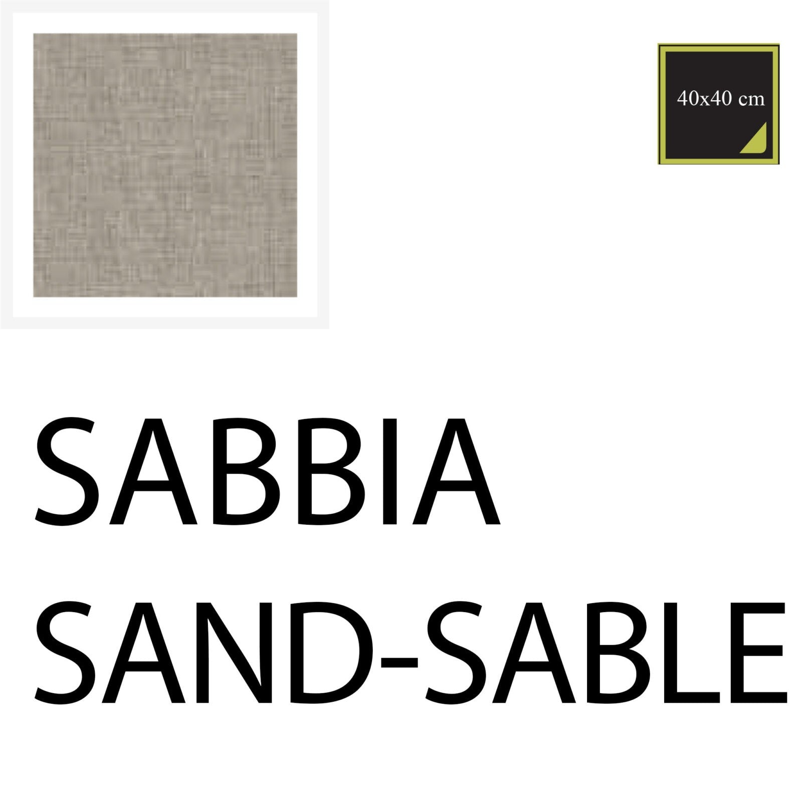 Serviette 40x40 cm - 20pcs Sable