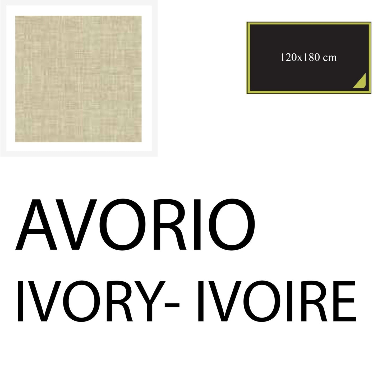 Tovaglia 180x120 cm  Avorio