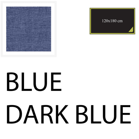 Tablecloth 180x120 cm Blue
