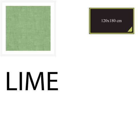 Tablecloth 180x120 cm Lime