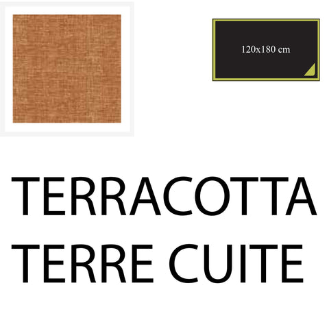 Tablecloth 180x120 cm Terracotta