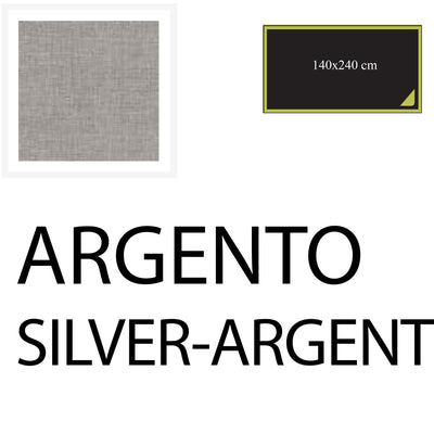 Tovaglia 240x140 cm  Argento