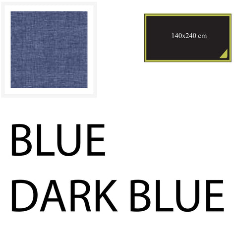 Tablecloth 240x140 cm Blue