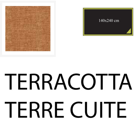 Tablecloth 240x140 cm Terracotta