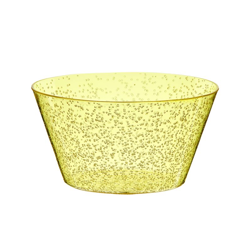 MEDIUM BOWL MEMENTO SYNTH - YELLOW TRANSPARENT 