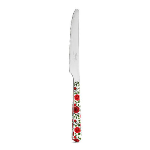 6 couteaux de table - Roses BD140112